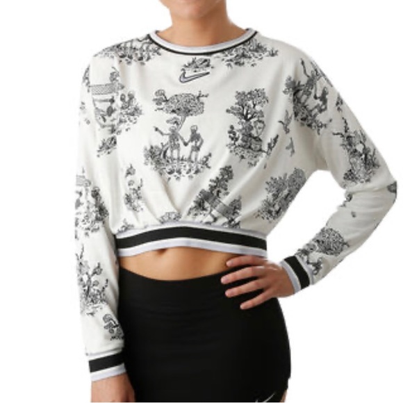 Nike- Court Dry Long Sleeve Women- White and Lilac- Small. - Picture 5 of 5